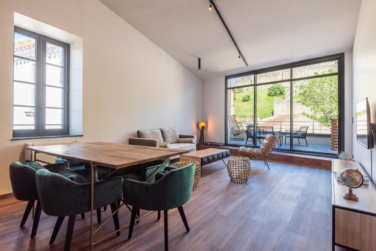 Le Loft De La Tour Pinte Apartment การ์กาซอน ภายนอก รูปภาพ